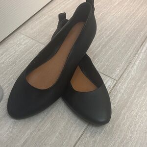 Lucky Brand Black Slip-On Ballet Flats